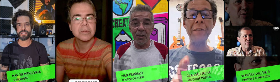 VOZES DA CENA - confira os depoimentos no YouTube