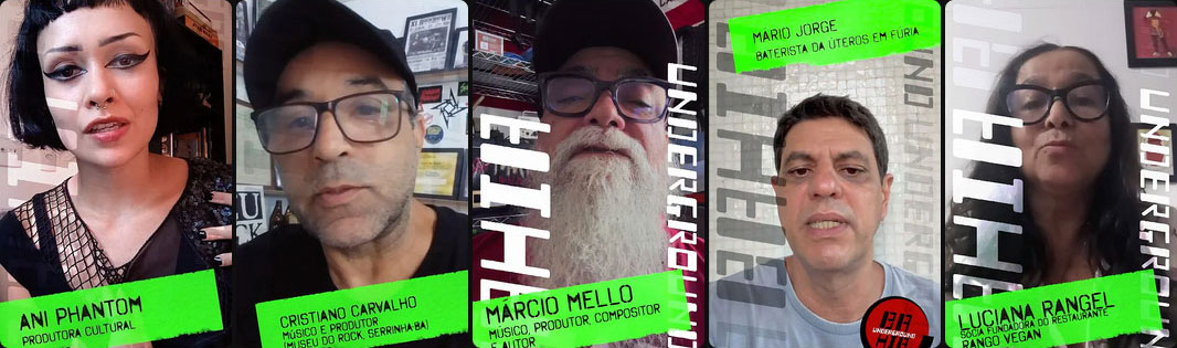 VOZES DA CENA - confira os depoimentos no YouTube