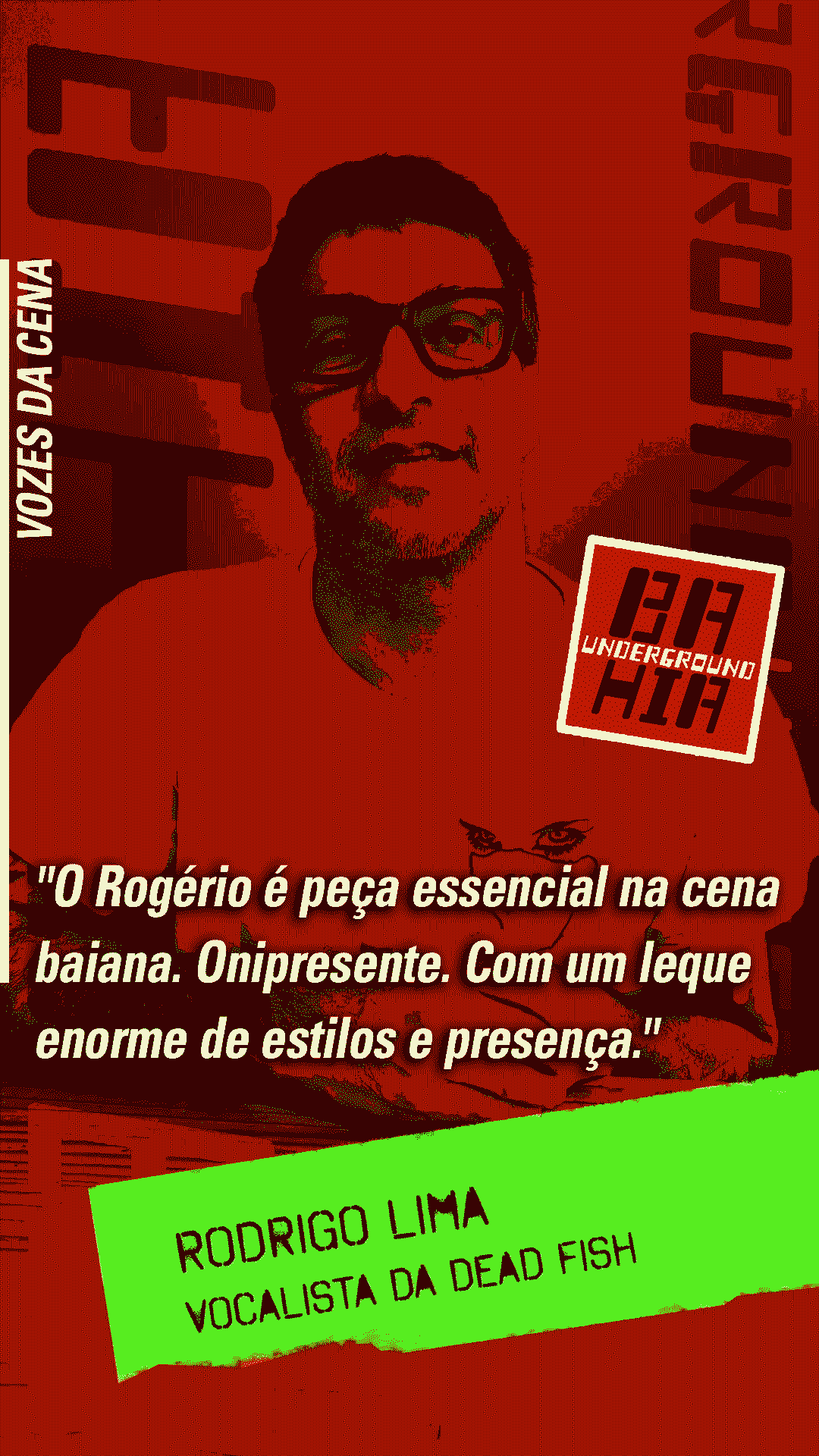 Detail view of Bahia Underground official Instagram profile screenshot