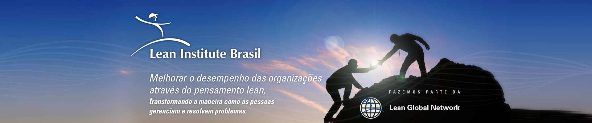 Nêio Mustafa - Bannière avec la mission du Lean Institute Brasil