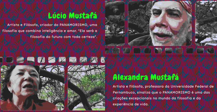 Os artistas e filósofos Lúcio Mustafá — criador do PANAMORISMO — e Alexandra Mustafá compartilham valiosas contribuições para a sociedade como um todo.