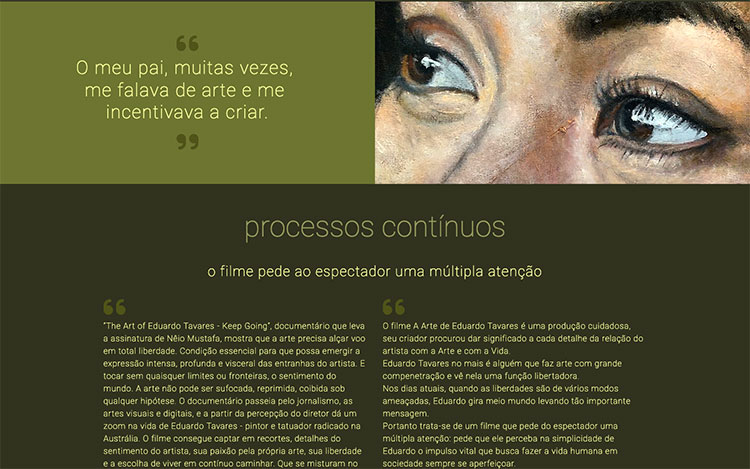 Visite a landing page