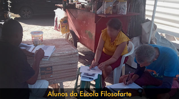 Alunos da Escola Filosofarte